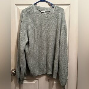 Chic Soul Textured Green Sweater